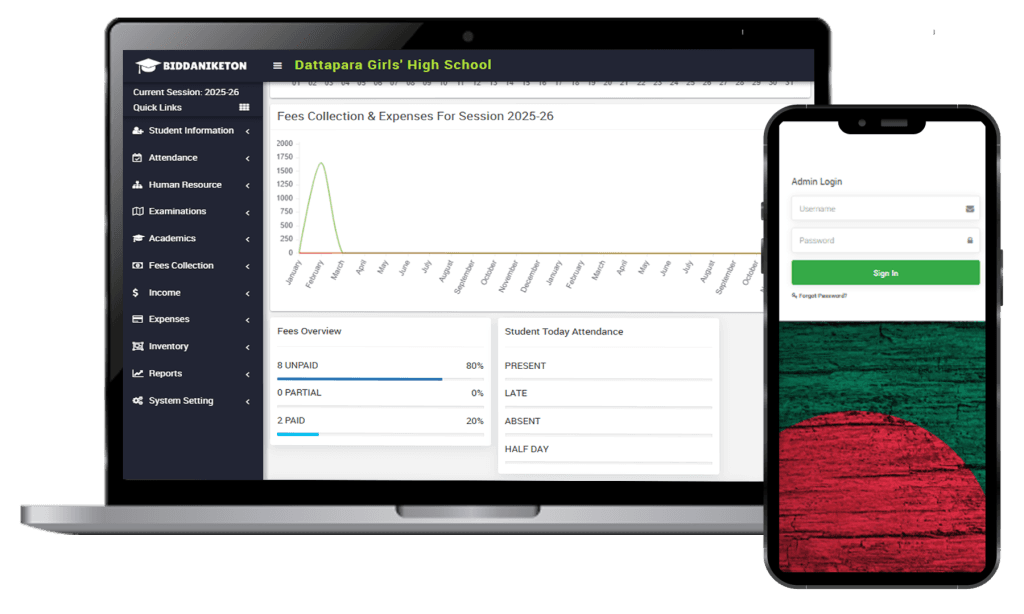 School Dashboard Preview